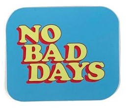 NO BAD DAYS®  Decal - 80s Red Yellow Blue